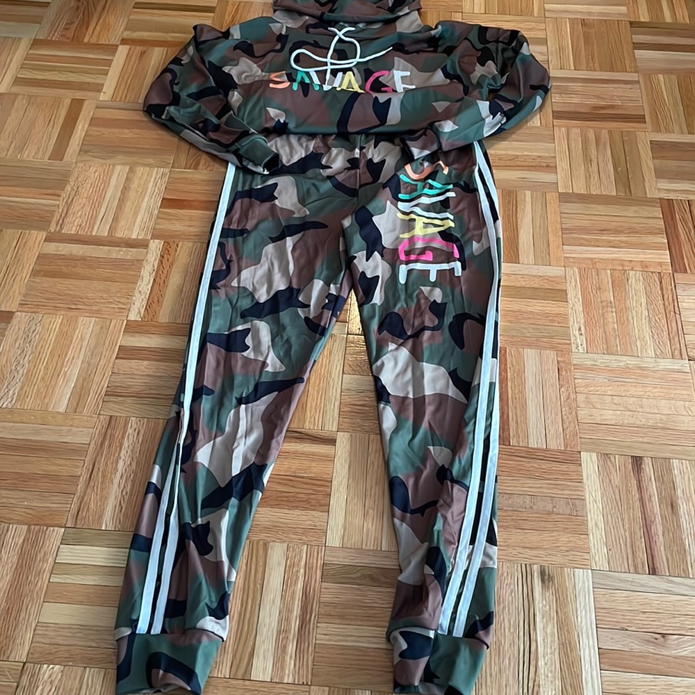 Women’s Camo Track Suit- Size Small